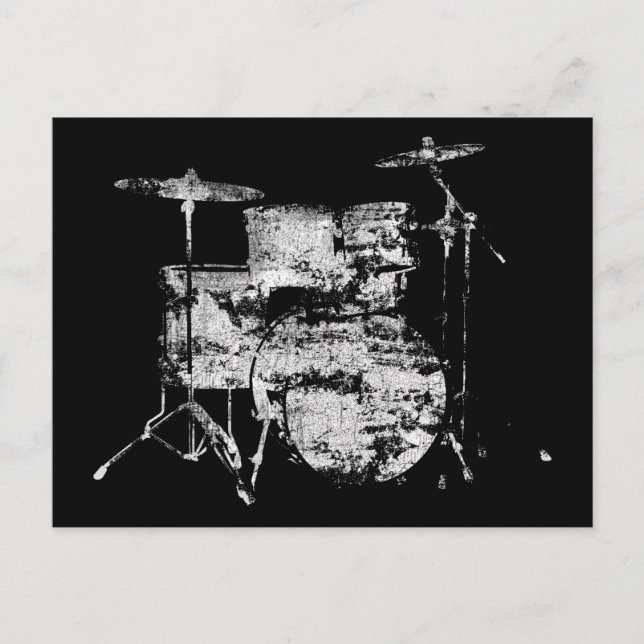 Drumkit Postkarte (Vorderseite)