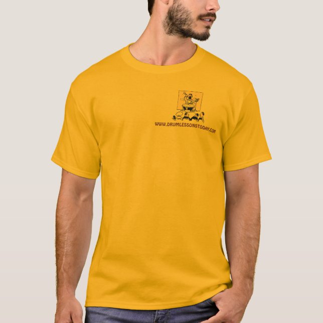 drumlessonstoday T-Shirt (Vorderseite)