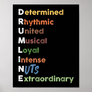 Drumline-Marschband Poster
