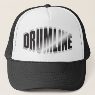 Drumline schwarzes Chrom Truckerkappe