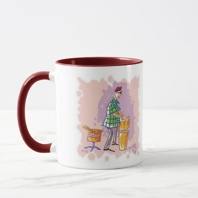 Drummer 1 Combo-Tasse Tasse (Links)