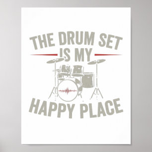 Drummer Bandtrommler - Musikgeschenke Poster
