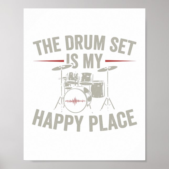 Drummer| Bandtrommler - Musikgeschenke Poster (Vorne)
