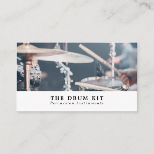 Drummer, Beruflicher Musiker Visitenkarte