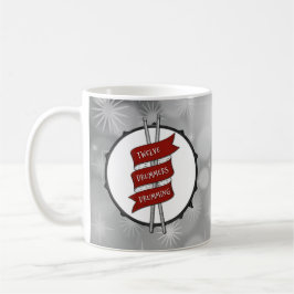 Drummer Boy Christmas Snare Drum Holiday Musician Kaffeetasse
