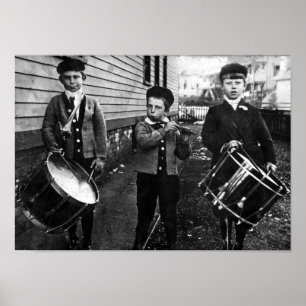 Drummer Boys aus den 30er Jahren Poster