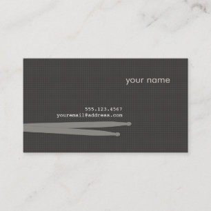 Drummer Business Card Visitenkarte