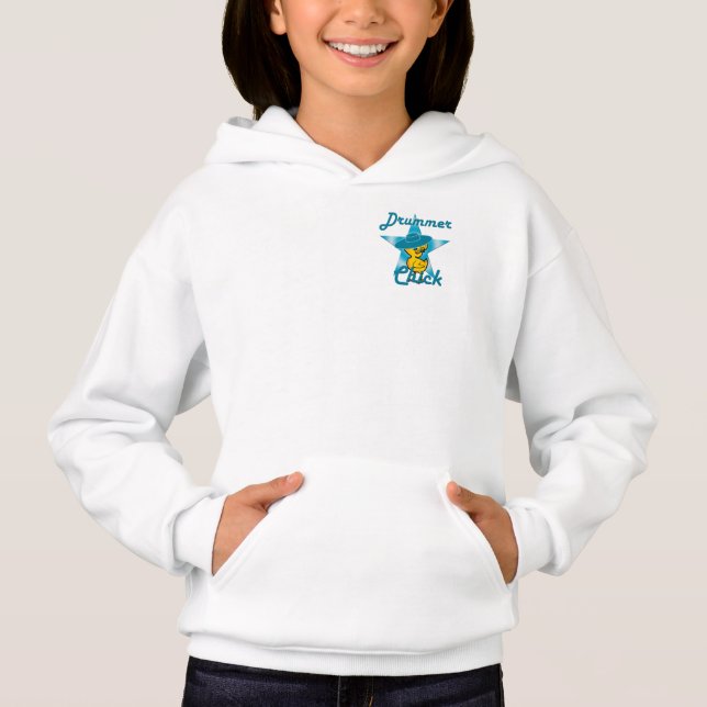 Drummer Chick #7 Hoodie (Vorderseite)
