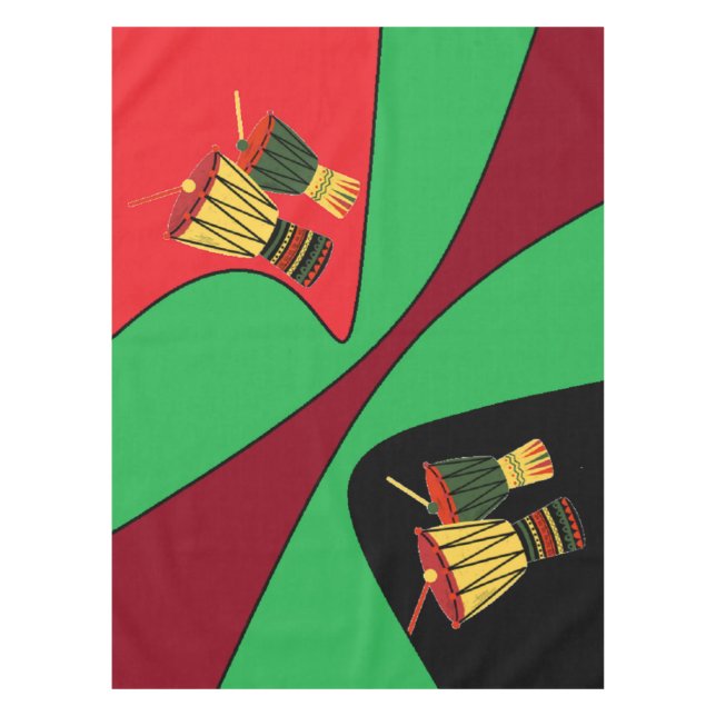 Drummer Custom Cotton Tablecloth, 52"x70" Tischdecke (Vorderseite)