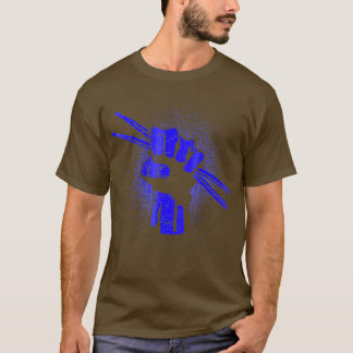 Drummer Drum Sticks Music Drumming Musician T-Shir T-Shirt