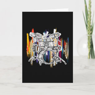 Drummer Drummer Drums Karte