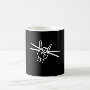 Drummer Drums-Drumsticks Kaffeetasse