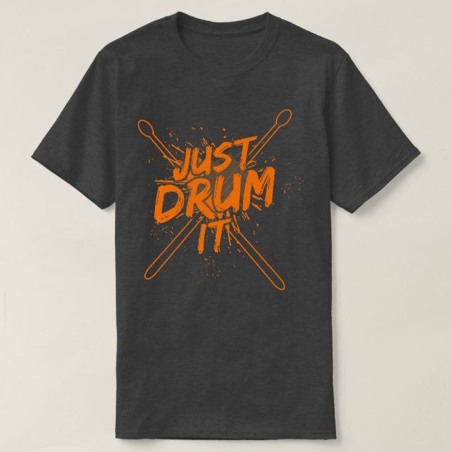 Drummer Drums Drumsticks Musician Outfit 3 T-Shirt (Design vorne)