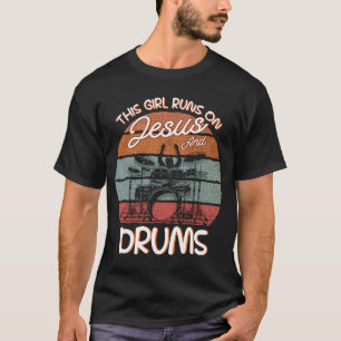 Drummer-Drumsticks-Instrumententrommel-Kit T-Shirt