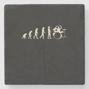 Drummer-Evolution Steinuntersetzer