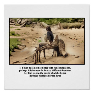 Drummer Foto Art Poster