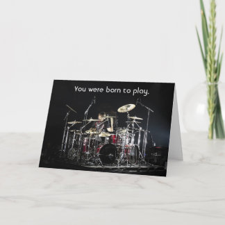 Drummer Geboren, Geburtstagskarte zu spielen Karte