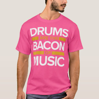 Drummer gibt Musikinstrument-Trommeln T-Shirt