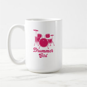 Drummer Girl Drums Drummer Gift Kaffeetasse