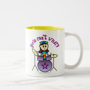 Drummer Girl - Hether Zweifarbige Tasse