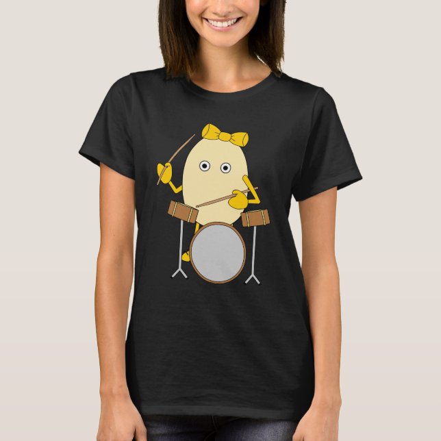 Drummer Girl T-Shirt (Vorderseite)