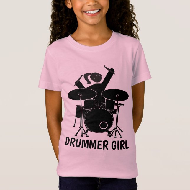 DRUMMER GIRL T - Shirt T-Shirts (Vorderseite)