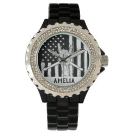 Drummer - Individuelle Name Armbanduhr