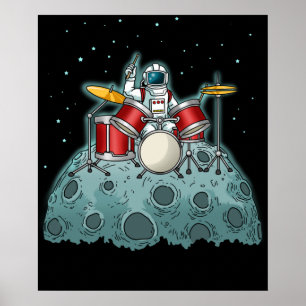 Drummer Kids Drummer Gift Drumming Schlagzeug Poster