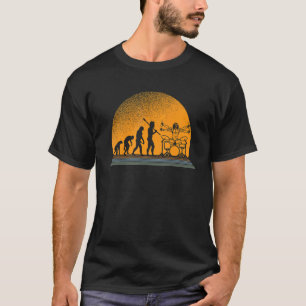 Drummer Legende Evolution Vollmond Drumsticks T-Shirt