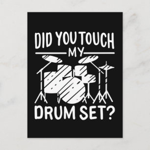 Drummer - Mein trockenes Set Postkarte