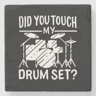 Drummer - Mein trockenes Set Steinuntersetzer