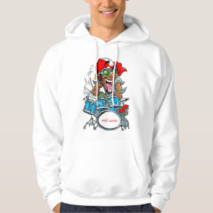 Drummer Men Basic Hooded Sweatshirt