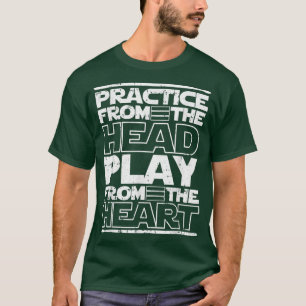 Drummer Motivation Zitat White Drum Sticks Music S T-Shirt