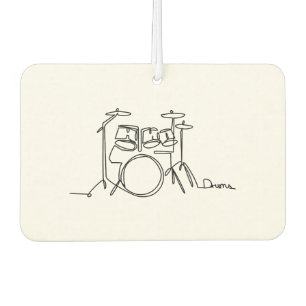 Drummer Music Design One-Line Drums Autolufterfrischer