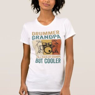 Drummer Opa wie ein normaler Opa, aber cooler  T-Shirt