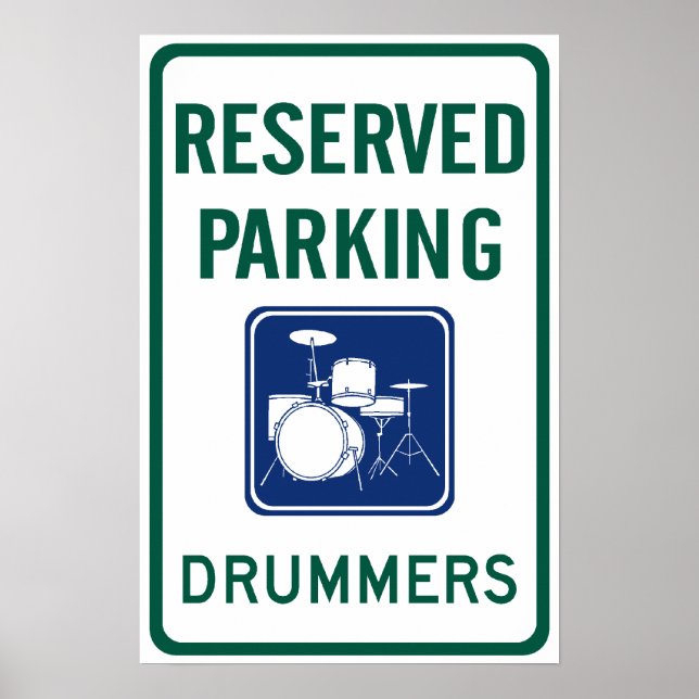 Drummer Parken Poster (Vorne)