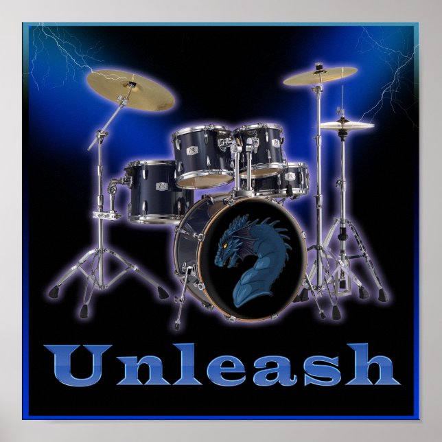 Drummer-Plakat Poster (Vorne)