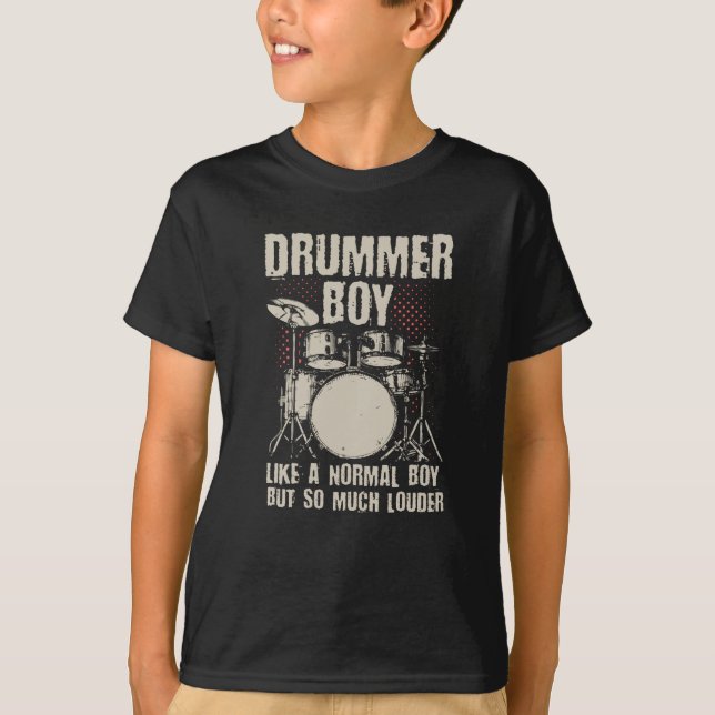 Drummer| Schlagzeug T-Shirt (Vorderseite)