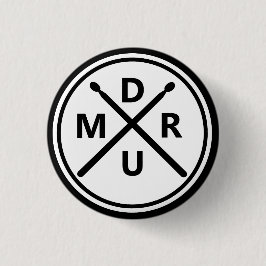Drummer: Schlagzeug über Trommelsticks Button