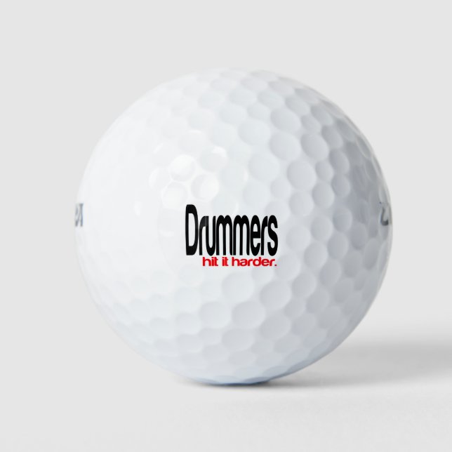 Drummer treffen es schwerer golfball (Vorderseite)