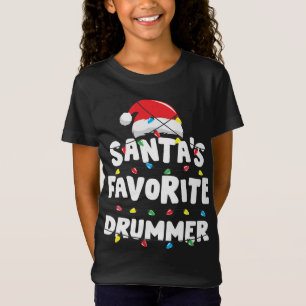 Drummer Trommelweih Weihnachten Weihnachten Weihna T-Shirt