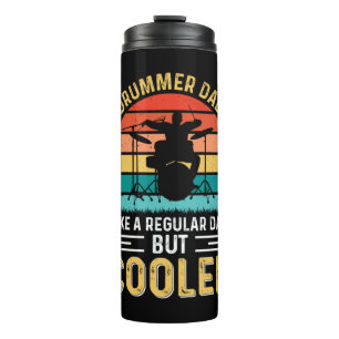 Drummer Vater Thermosbecher
