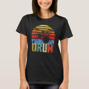 Drummer Vintag Drum Set Drumset Drummer Trommeln T-Shirt