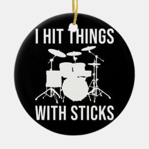 Drummer Vintag Drumset Funny Drummer Drummer Keramik Ornament