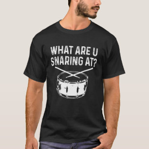 Drummer, was Sie bei sonnigen Trommeln schnarchen T-Shirt