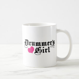 Drummermädchen Kaffeetasse