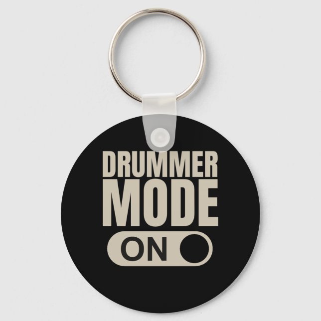 Drummermodus eingeschaltet schlüsselanhänger (Vorderseite)