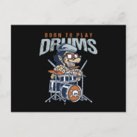Drummers Drumming Musician Gift Born To Play Drums