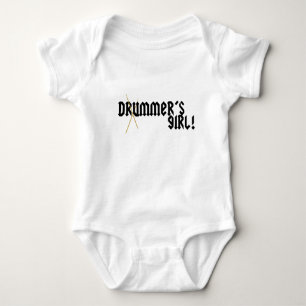 Drummer's Girl! Baby Strampler