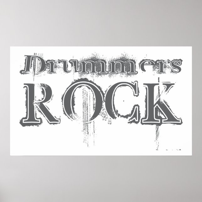 Drummers Rock Poster (Vorne)